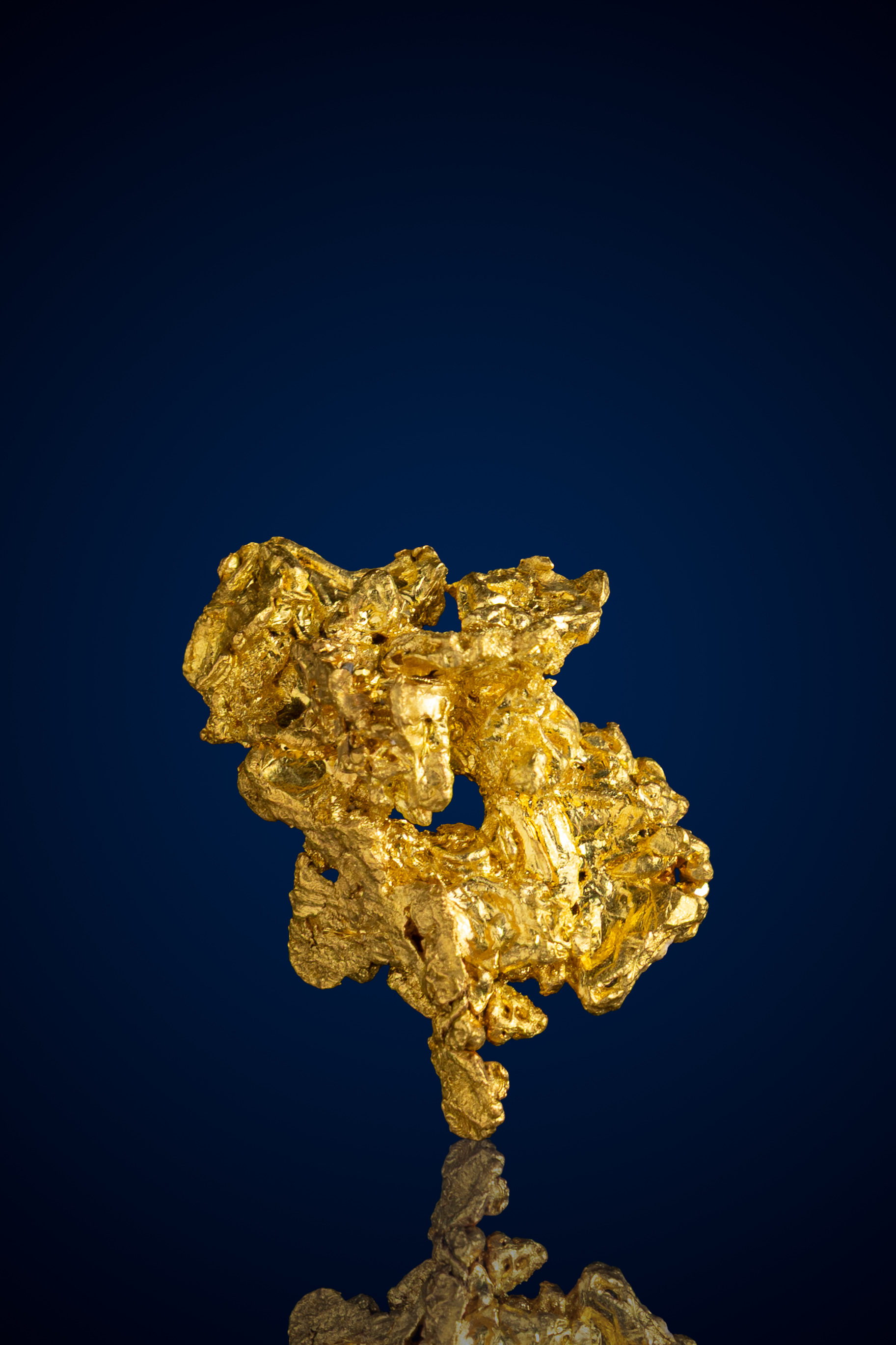 (image for) Rugged, Dimensional Natural Gold Nugget - Mariposa County, CA - 4.10 grams